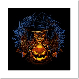 Halloween Wreath Posters and Art